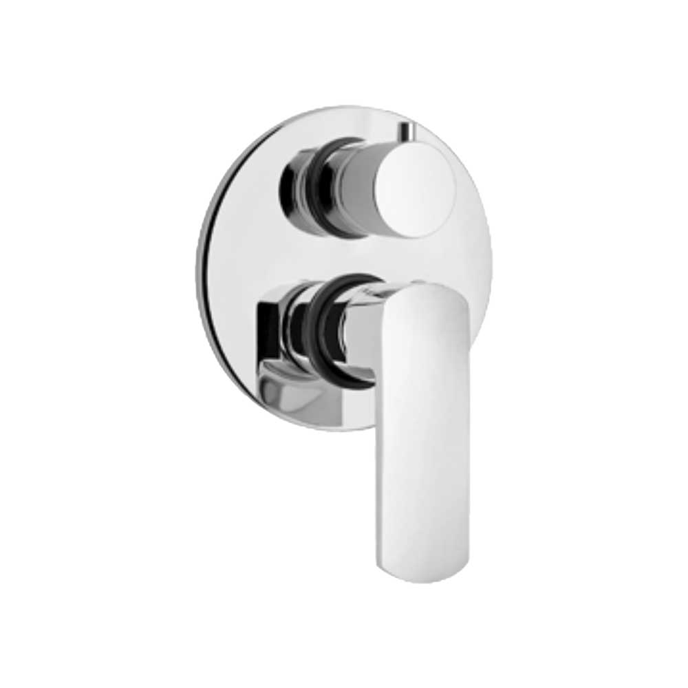 Miscelatore incasso doccia con deviatore Stile cromo — Paini