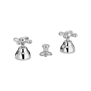 Batteria bidet a tre fori Liberty cromo + piletta 1"1/4 — Paini