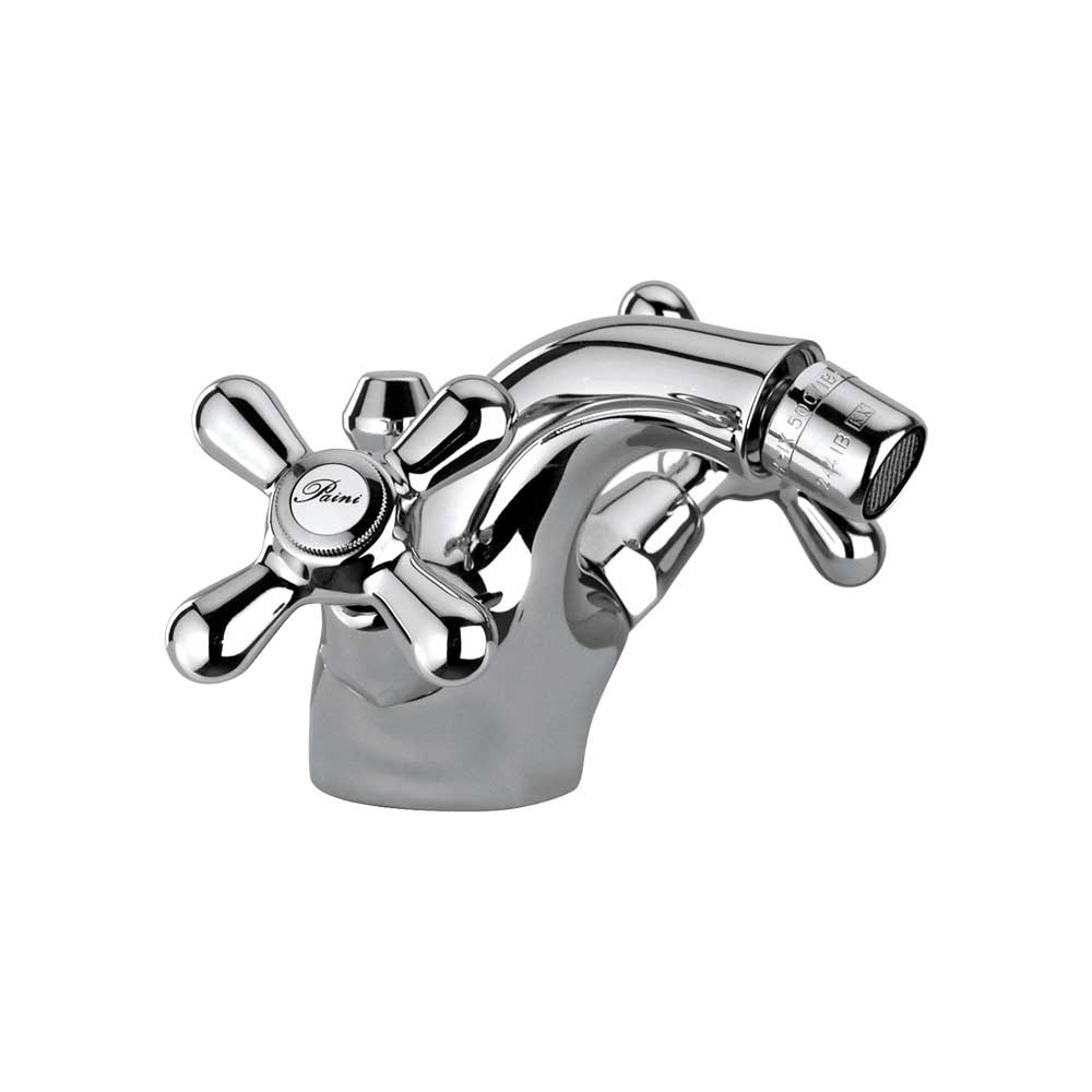 Monoblocco bidet Liberty cromo + piletta 1"1/4 — Paini