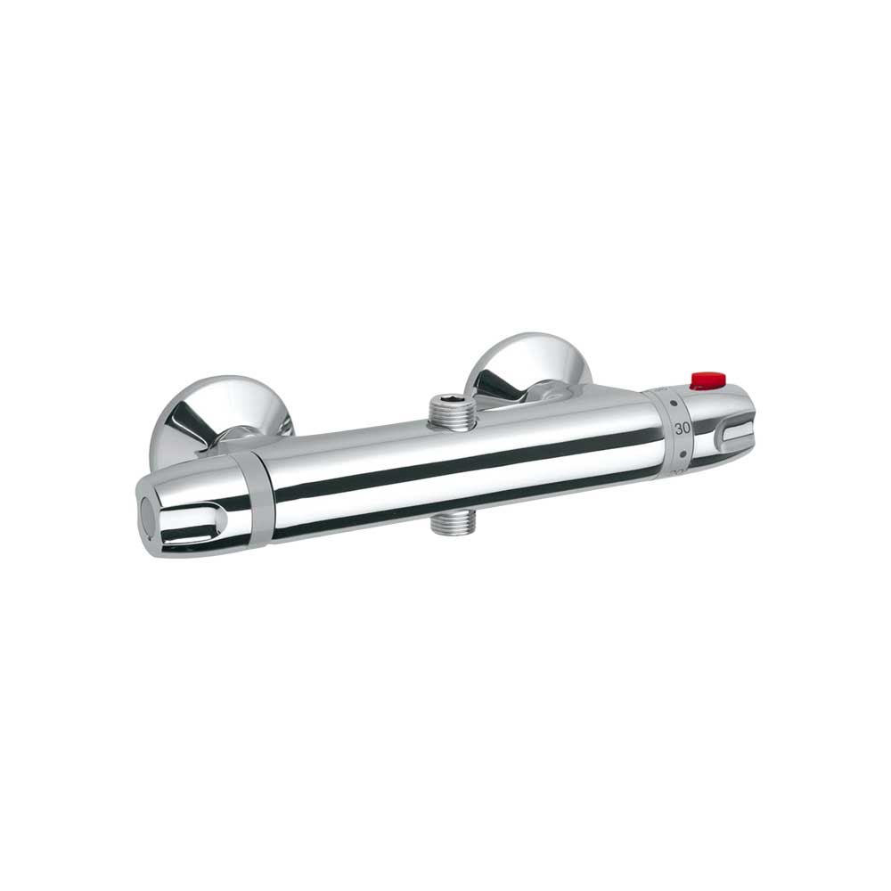Gruppo termostatico doccia con deviatore 2 uscite 2t cromo — Paini
