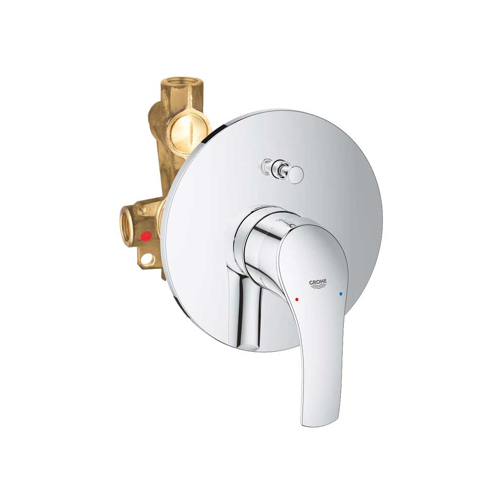 Miscelatore doccia incasso eurosmart NEW" con deviatore cromo — Grohe