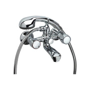 Miscelatore vasca esterno tradizionale cromo + set doccia — Fromac