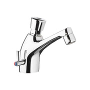 Rubinetto collo cigno temporizzato con miscelatore 1/2" - cromo — MCM