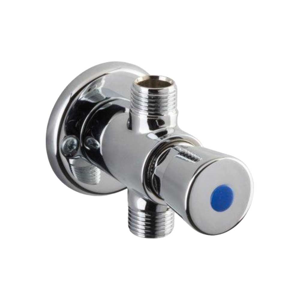 Rubinetto temporizzato doccia esterno con comando a pulsante 1/2" - cromo — MCM