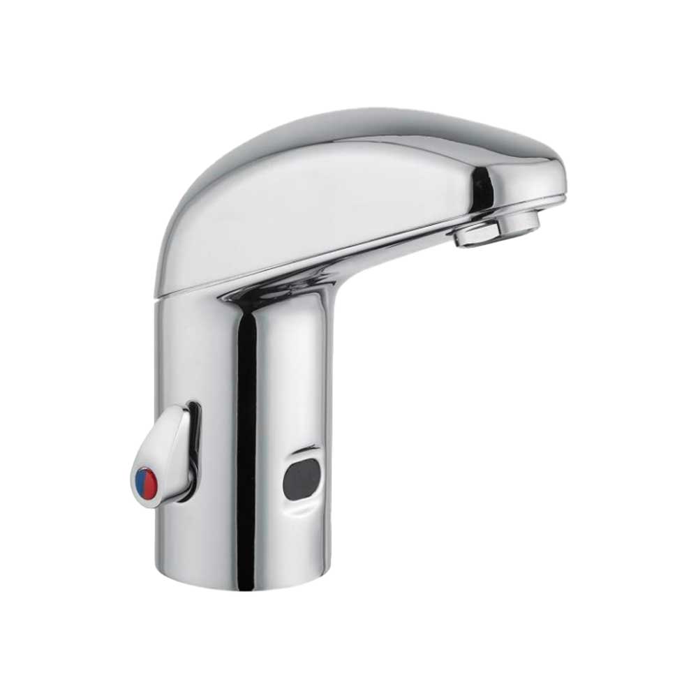 Miscelatore elettrico lavabo a fotocellula serie ONE" batterie 6V — Idral