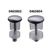 Tappo salterello per lavabo e bidet con cestello in metallo 1"1/4