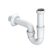Sifone autopulente a S in ABS bianco 1"1/4 x Ø32 - L.250 mm — L.B. Plast