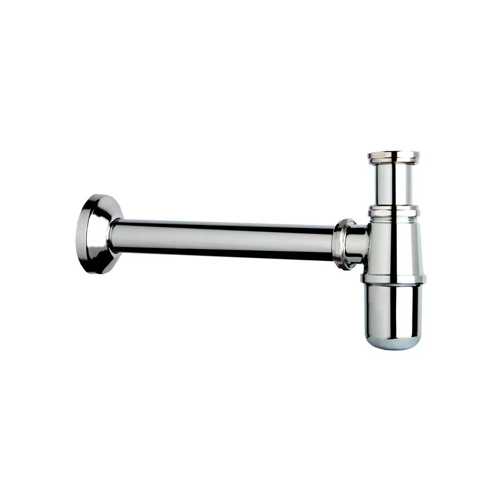 Sifone per lavabo e bidet a bottiglia in ottone Europa tea 1" - Ø26 x 250 mm — OMP