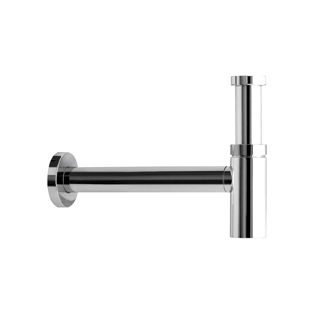 Sifone d'arredo tondo per lavabo Jolly cromato Ø32 x 250 mm -1"1/4 — OMP