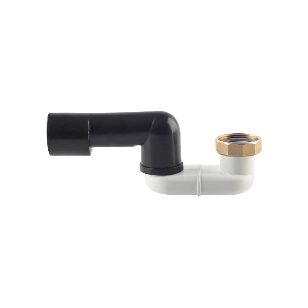 Sifone ribassato orientabile per piatto doccia con ghiera in ottone 1"1/2 x Ø40/50 mm — MADE IN Italy
