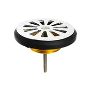 Piletta a griglia per piatto doccia con foro Ø60 in ottone OMP 1"1/4 x Ø80 mm