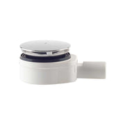 Piletta sifonata per piatto doccia con foro Ø90 auva SLICK" ribassata usc. Ø40 mm — MADE IN Italy