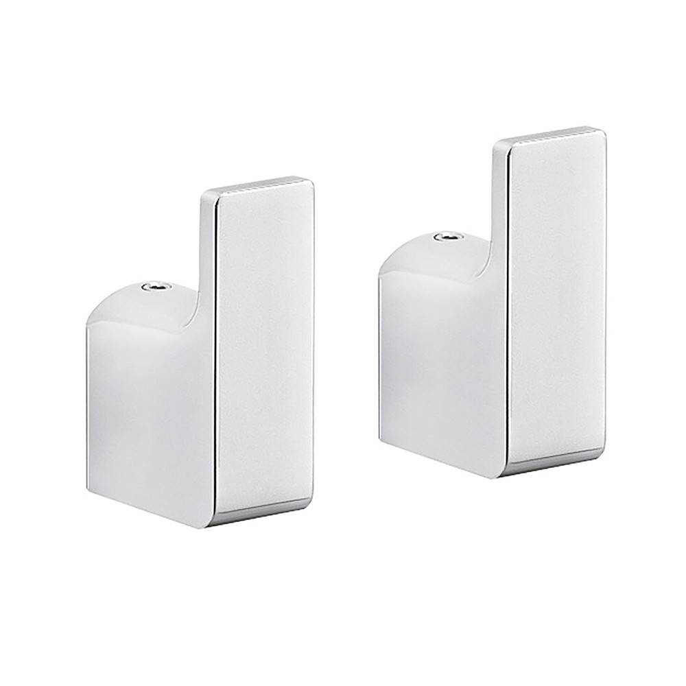 Set da 8 accessori a muro GEDY linea Pirenei cromato