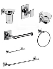 Set da 7 accessori a muro GEDY linea Wizard cromato