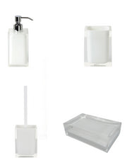 Set da 4 accessori d' appoggio GEDY linea Rainbow bianco