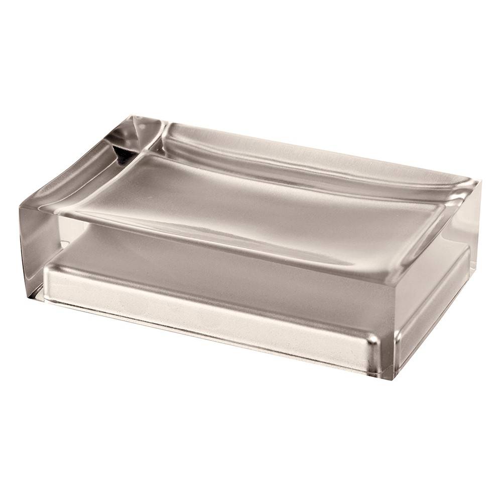 Set da 4 accessori d' appoggio GEDY linea Rainbow tortora