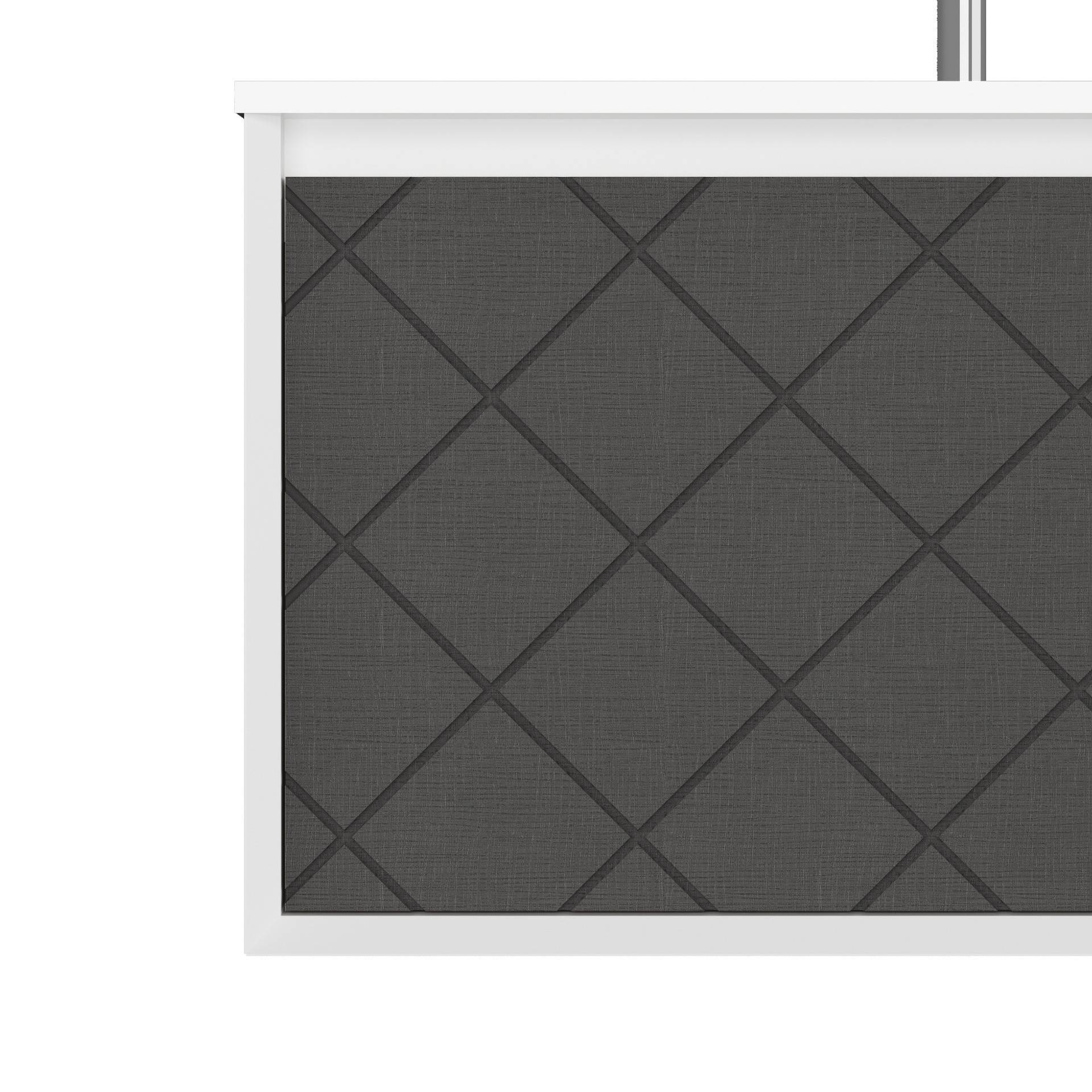 Mobile da bagno sospeso L 81 x H 32 x P 47 cm colore lino