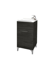 Lavatoio anta unica da cm 45x50x83 H colore rovere scuro