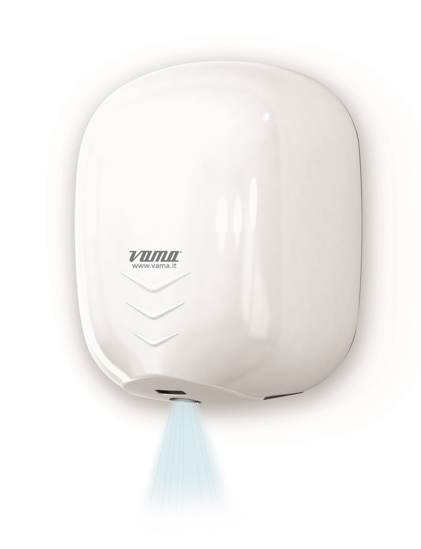 Asciugamani Elettrico 900W Vama STREAM DRY UB ABS bianco