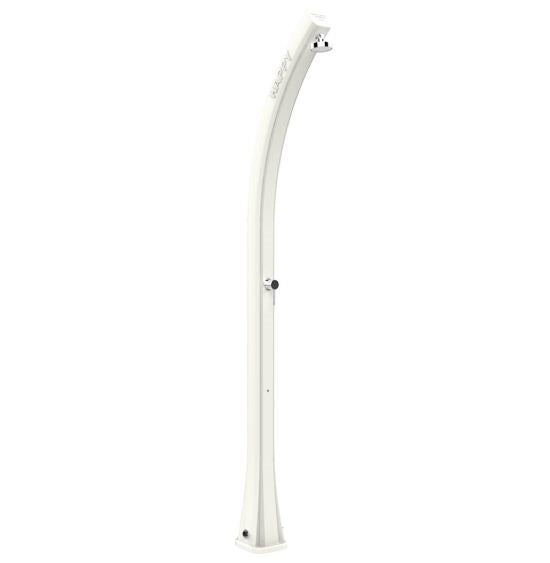 Doccia giardino solare Arkema in resina colorata bianca