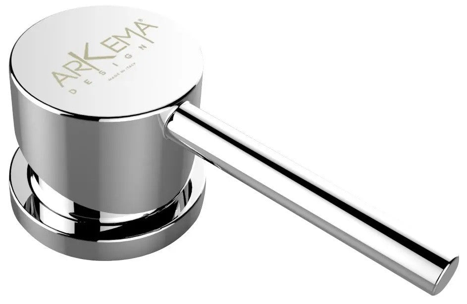 Doccia giardino solare Arkema in resina bianca con lavapiedi