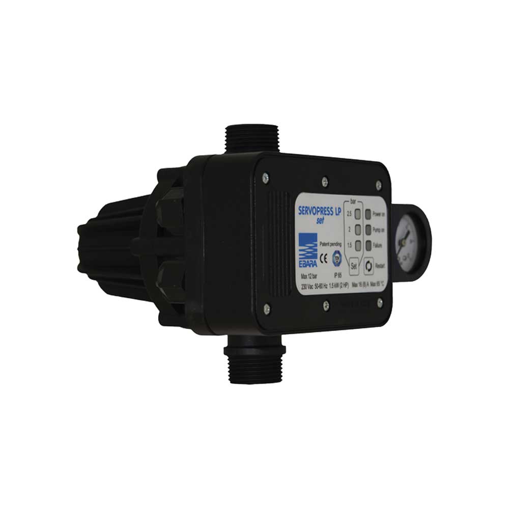 Presscomfort regolabile con manometro servopress LP" 2,2 bar — Ebara