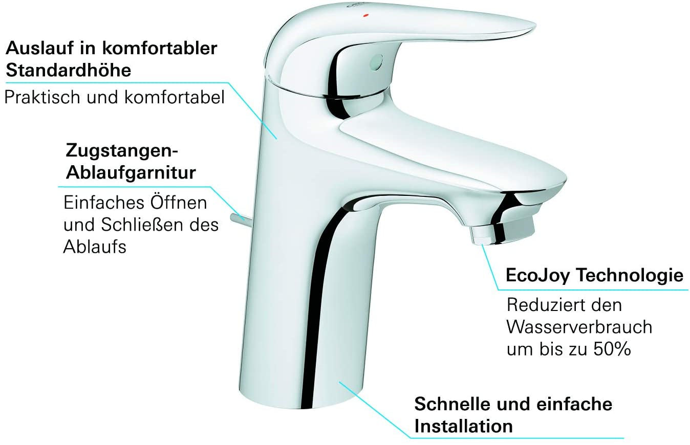 Miscelatore lavabo Grohe mod. Eurostyle monocomando taglia S