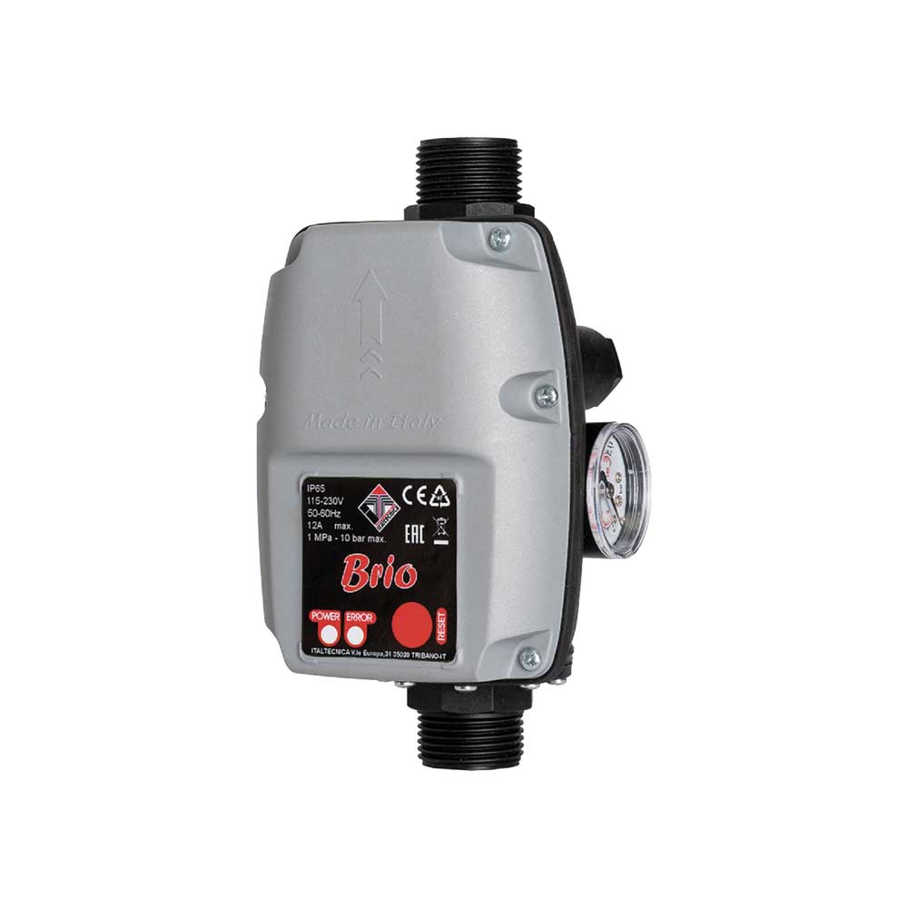 Presscontrol Brio con manometro attacco 1" — Italtecnica