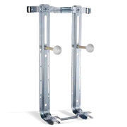 Staffa universale per vaso o bidet sospeso in acciaio