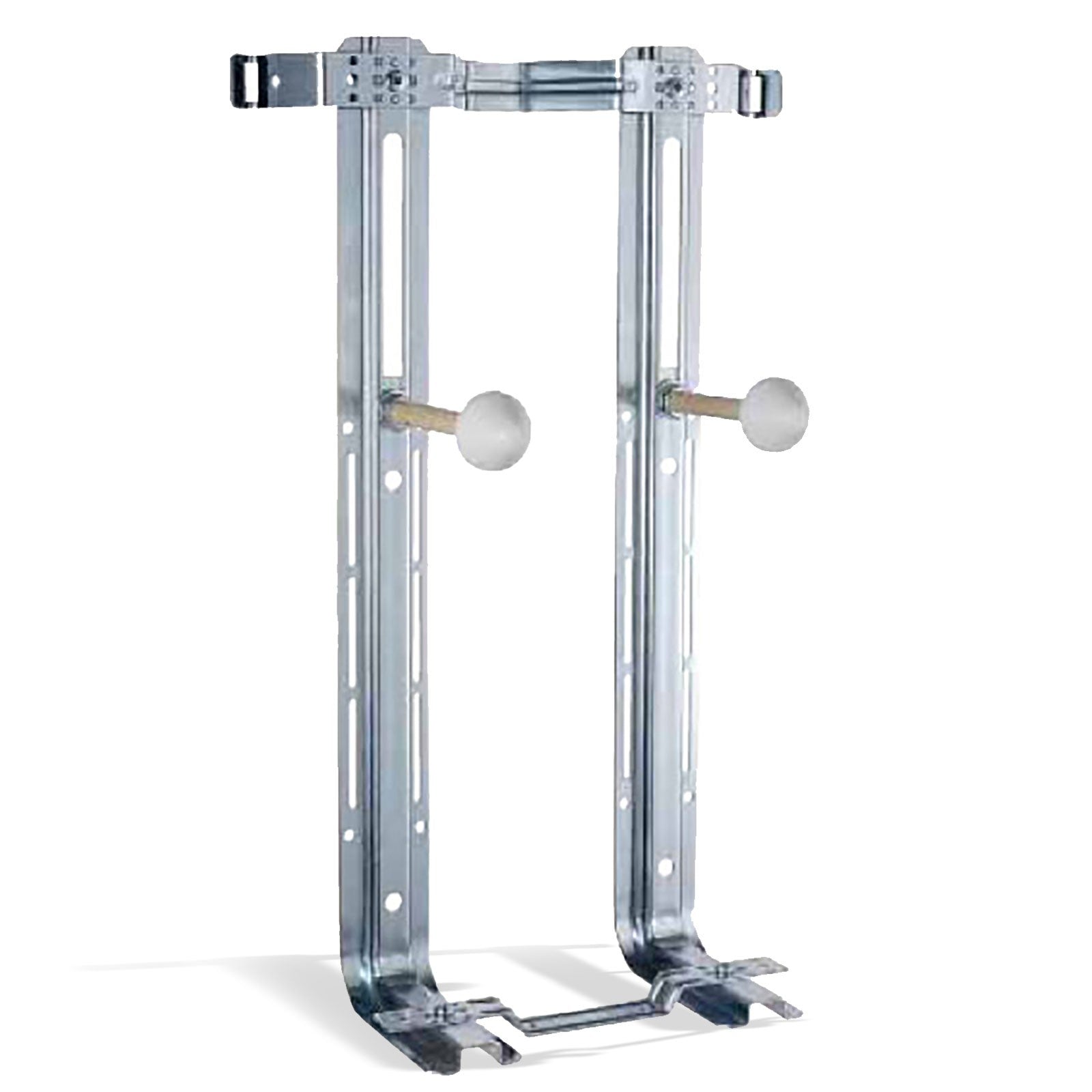 Staffa universale per vaso o bidet sospeso in acciaio