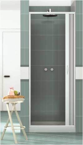 Box doccia mod. Vergine 120xH185cm in pvc a soffietto laterale