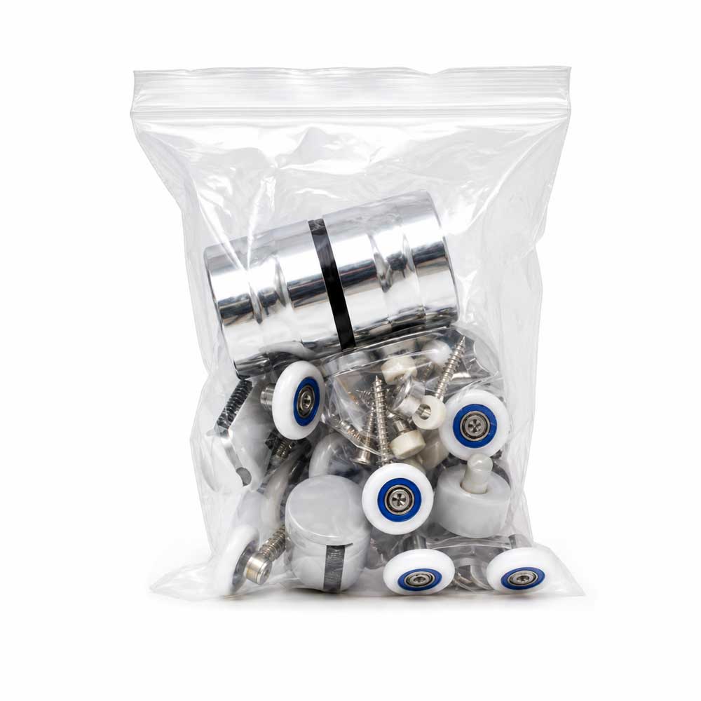 Kit di montaggio per porta doccia 2 ante fast 2.0" e simply 2.0" — Cardinale Professional