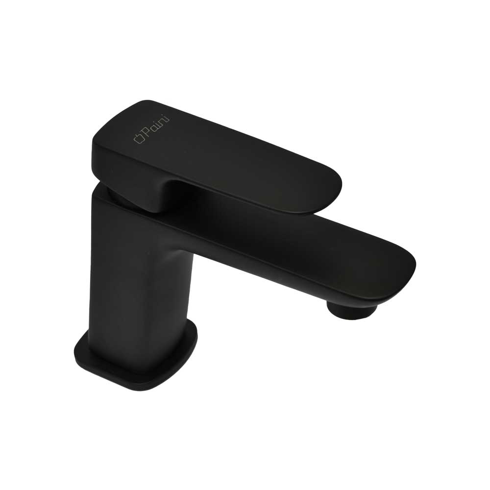 Miscelatore lavabo Nove nero opaco + piletta 1"1/4 — Paini