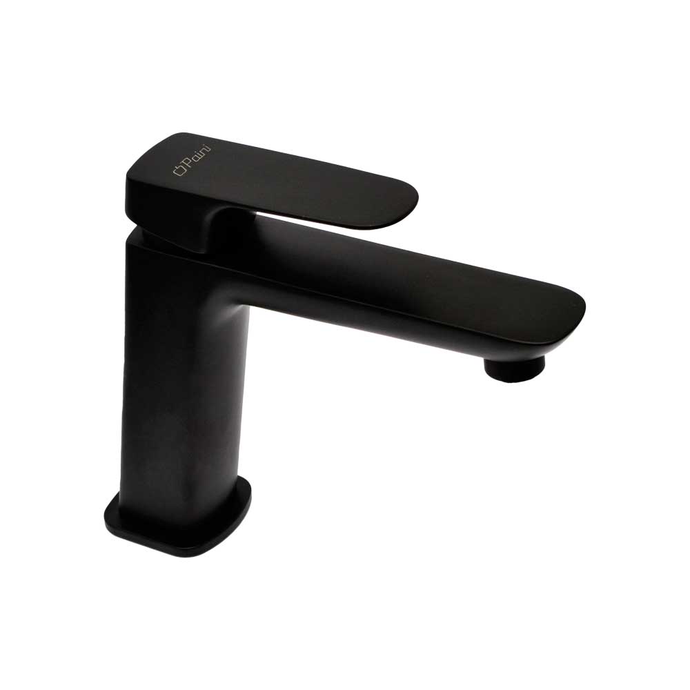 Miscelatore lavabo medio Nove nero opaco — Paini