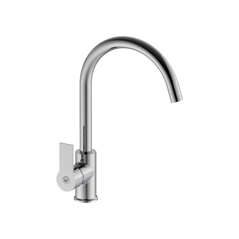 Miscelatore lavello cucina Urban a canna alta cromo — Aeffe Luxury