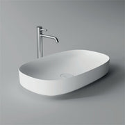 Lavabo da appoggio in ceramica 65x40 linea Form di Alice Ceramica