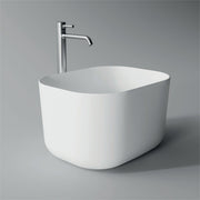 Lavabo Unica Rectangular appoggio cm. 50x40 H.30 in ceramica-Alice Cercamica