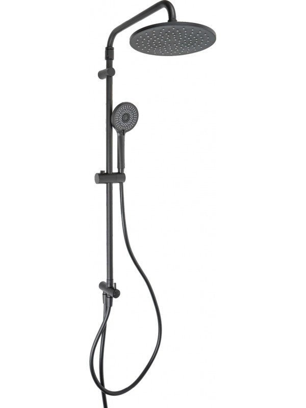 Saliscendi Hades Soffione e Doccetta 3 Getti Nero Opaco mod. hades Metaform