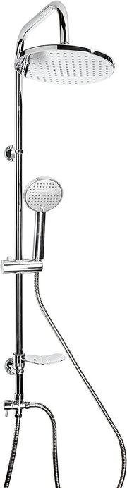 Colonna Doccia HORIZON in acciaio cromato e ABS anticalcare metaform