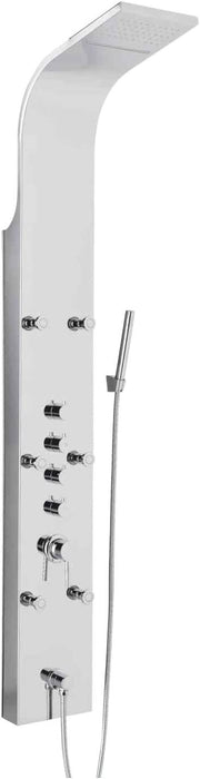 Colonna doccia idromassaggio NIAGARA in acciaio Inox metaform