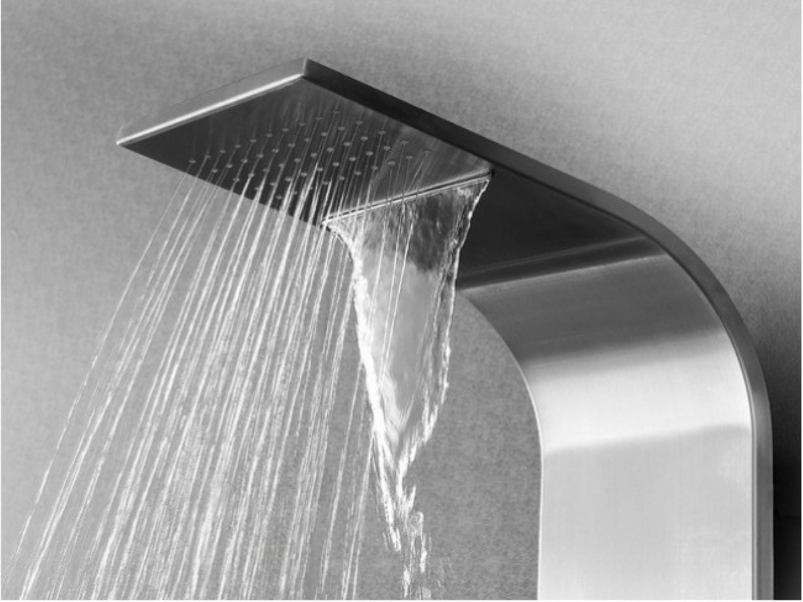 Colonna doccia idromassaggio NIAGARA in acciaio Inox metaform