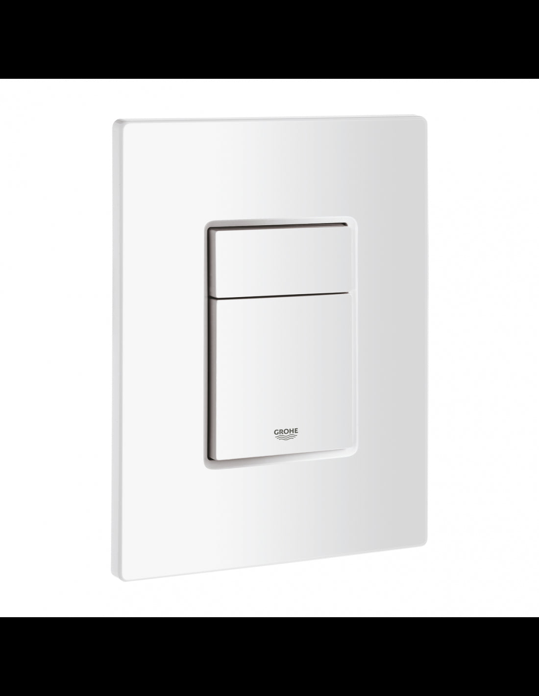 Cassetta scarico GROHE con canotto d'innesto e placca bianca