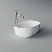 Lavabo d'appoggio ovale 45×31 Alice Ceramica Serie Unica