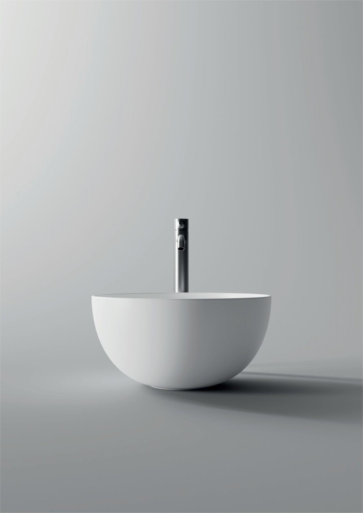 Lavabo da appoggio ⌀ 40 x H 20 cm Unica Round di Alice Ceramica