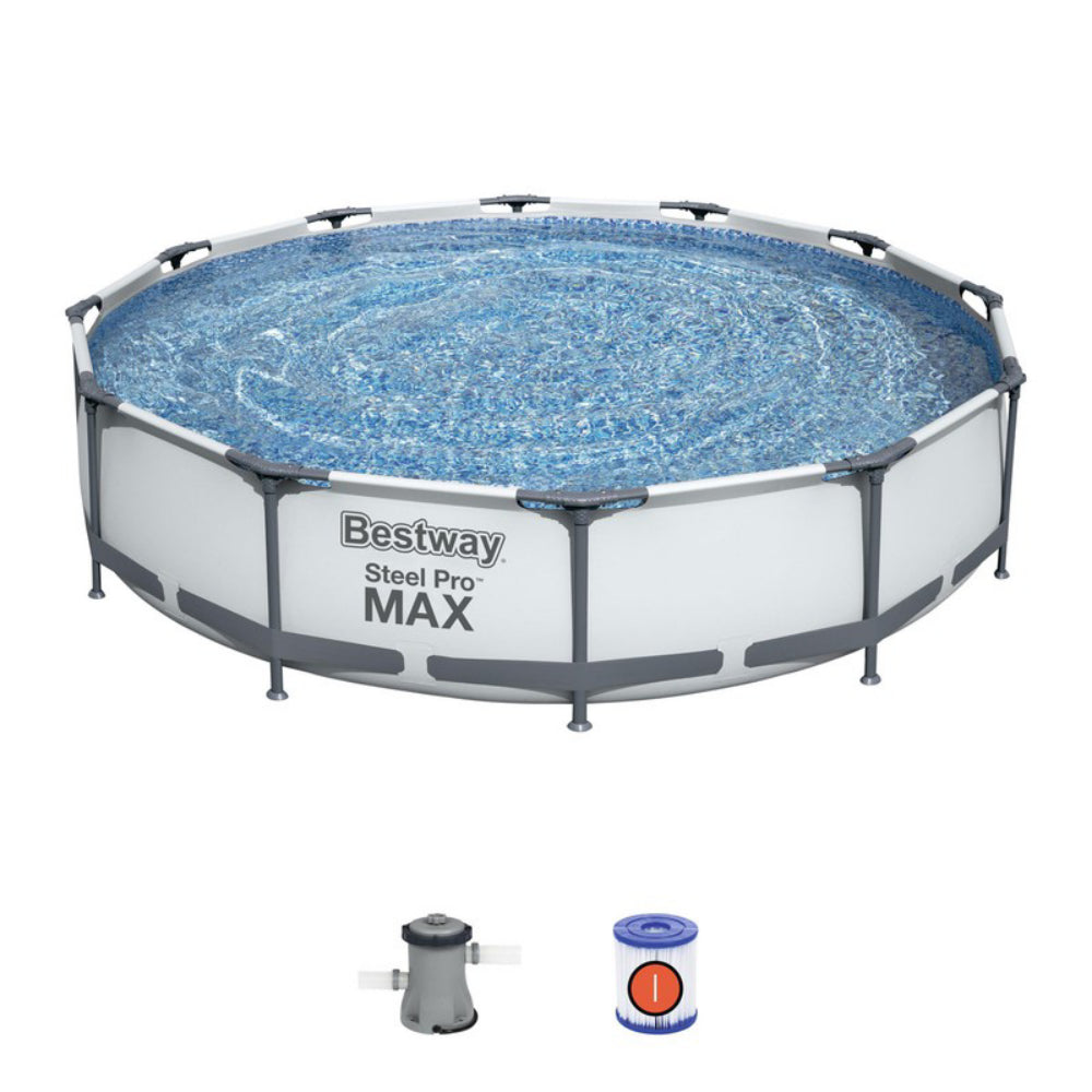 Piscina fuori terra Bestway 56416 rotonda bianca 366x76cm