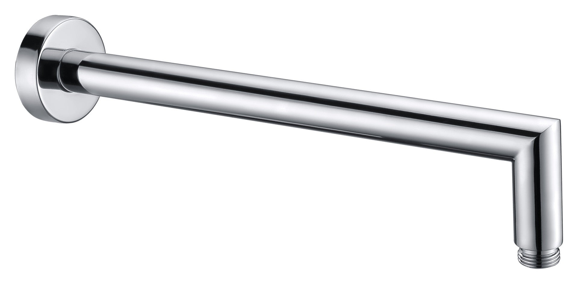 Kit doccia rotondo con soffione d 25 cm e con doccino e flessibile cromato