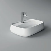 Lavabo da appoggio in ceramica Bianco lucido 60 x 45 cm Serie NUR Alice ceramica