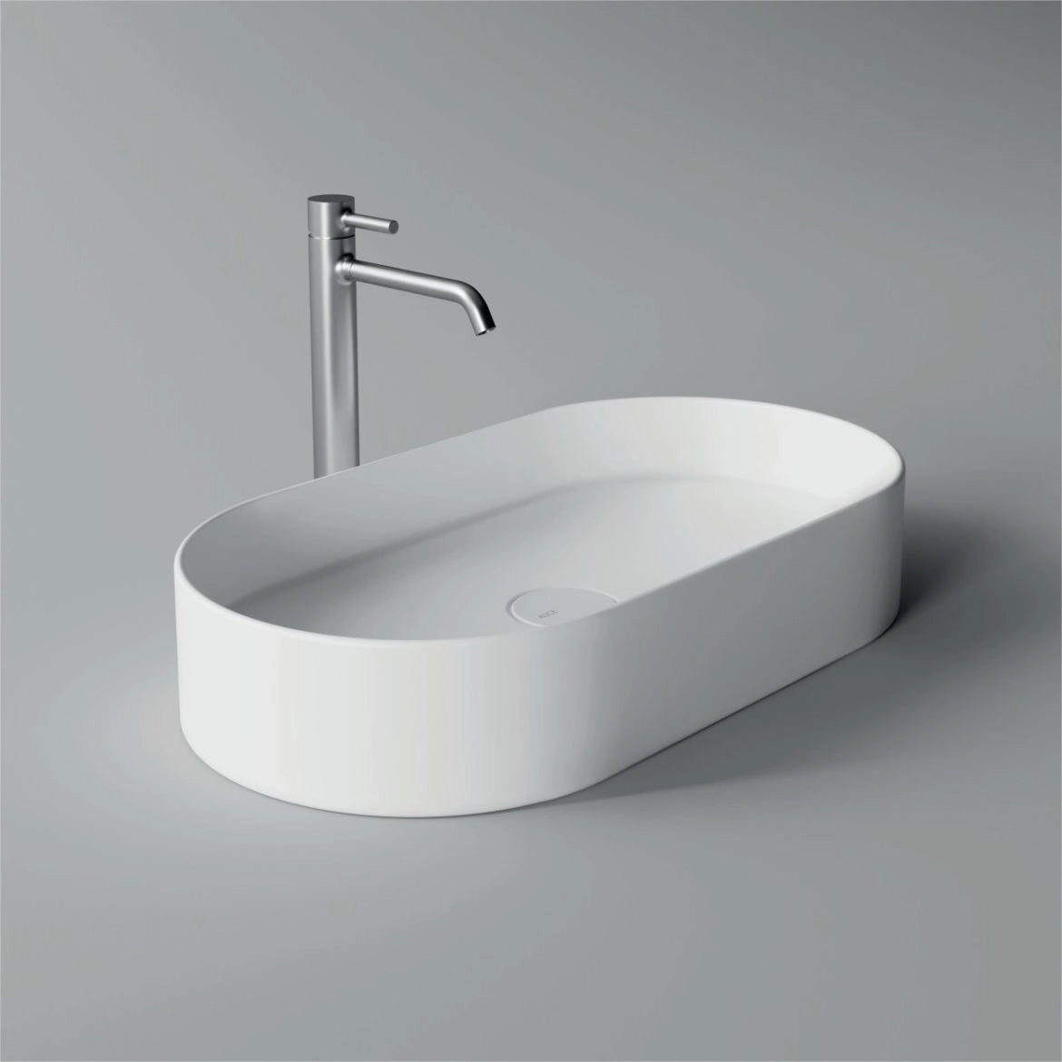 Lavabo ovale da appoggio serie SPY 65 x 35 cm di Alice ceramica