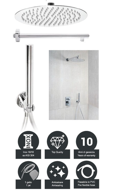 Kit RESTYLING modello TOP LINE  tondo  Cromo Metaform ø 25 cm