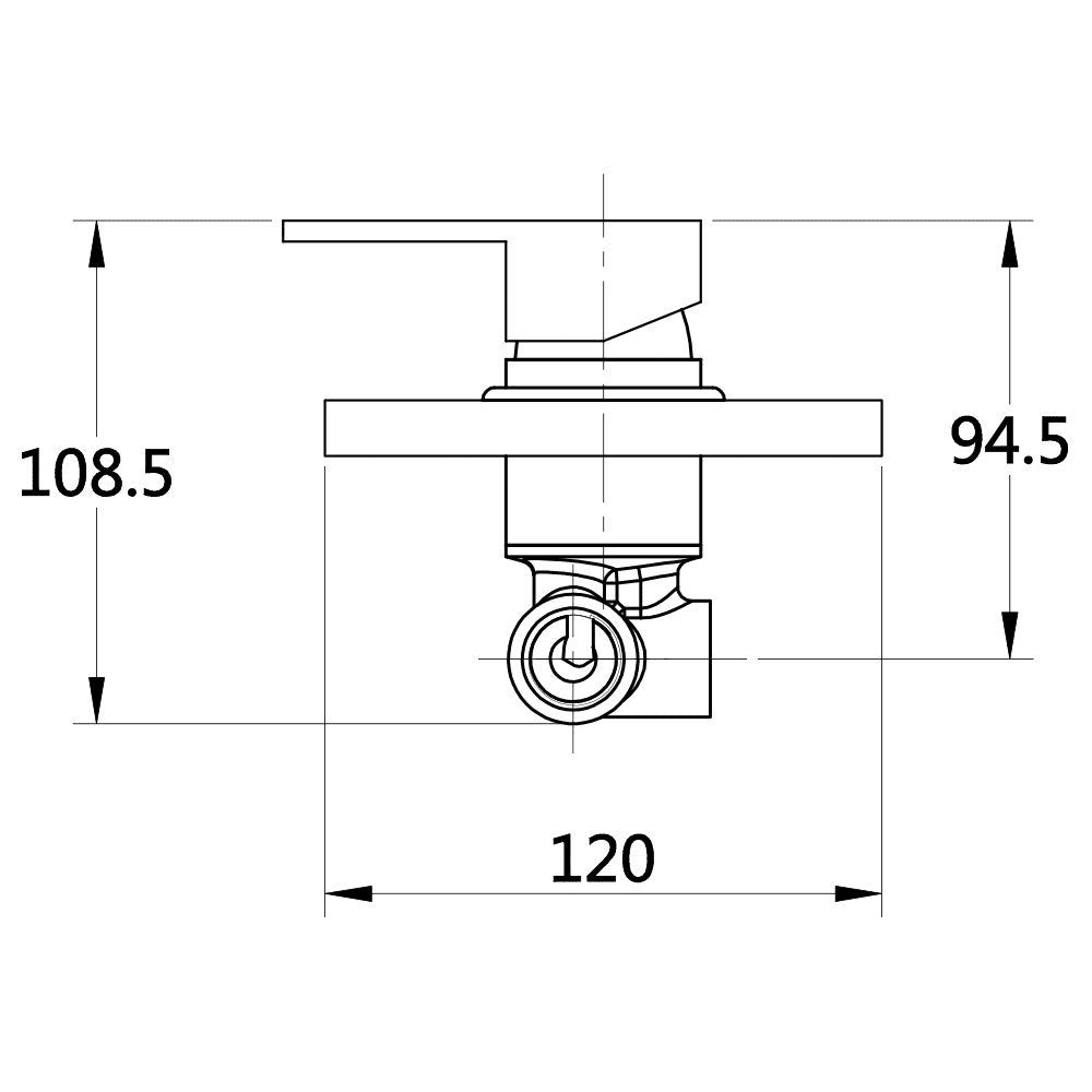 Feridras miscelatore monocomando ad incasso doccia serie quatra rubinetteria bagno